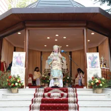 PS Varlaam la Mănăstirea Radu Vodă: Iubirea vrăjmașilor este posibilă. Asta ne arată Sf. Nectarie