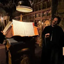 Festivalul de muzică veche București: Grupul psaltic „Melos Paisian” cântă la Parohia Brâncuși