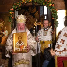 Hram la Biserica Sf. Grigorie Palama din Capitală: PS Varlaam a sfințit lucrările la noul așezământ social