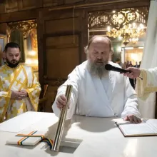 Biserica de secol 19 Cărămidarii de Sus a fost resfințită și a primit hramul Sf. Gherasim din Chefalonia