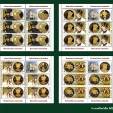 De Ziua Națională, Romfilatelia dedică o emisiune de mărci poștale cu tema  „Marea Unire în numismatică”