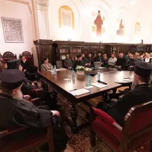 Părintele Sofian Boghiu a fost comemorat la Biblioteca Sfântului Sinod: Evocări, mărturii şi lansare de carte