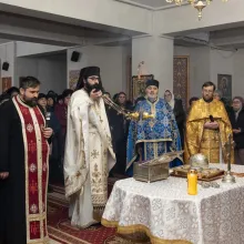 Cinstitele moaște ale Sfinților Teodor Stratilat și Teodor Tiron au fost aduse la Biserica Bărbătescu Vechi din Capitală