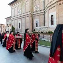 Sărbătoarea Sfinților 40 de Mucenici a început la Mănăstirea Antim cu o procesiune