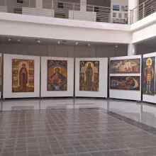 Artă sacră: Lucrări realizate de studenții teologi din București expuse la Volos, Grecia