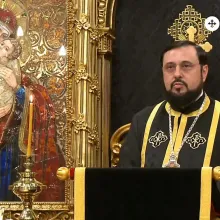 Pr. Nicușor Beldiman la Denie, despre Taina noului Paști: Nu putem să trăim veșnic decât dacă ne hrănim cu Dumnezeu
