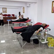 Prahova: 200 de persoane au donat sânge la Vălenii de Munte