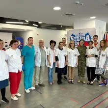 Voluntarii Catedralei Naționale și Clubul Steaua au inaugurat o serie de acțiuni cu ocazia Zilei Donatorului de Sânge