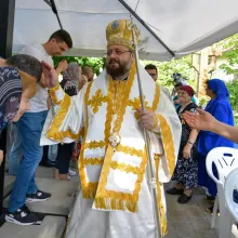 PS Paisie Sinaitul la prima Sfântă Liturghie după hirotonie: După ce săvârşim binele, să nu ne lăudăm, nici să aşteptăm laude
