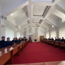Preoții care slujesc în spitalele din Arhiepiscopia Bucureștilor s-au întâlnit la Mănăstirea Caraiman