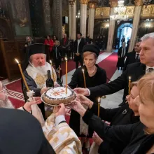 PS Varlaam Ploieșteanul l-a pomenit pe Regele Mihai la Catedrala Patriarhală: Să-l avem model pentru viitor