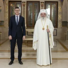Patriarhul Daniel s-a întâlnit cu noul Ambasador al Regatului Unit al Marii Britanii și Irlandei de Nord în România