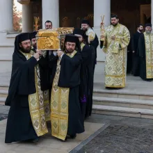 A început pelerinajul istoric cu moaștele Sfântului Dimitrie: Cu nădejde și credință, să-i cerem ajutorul