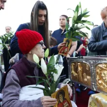 Moaștele Sf. Dimitrie cel Nou, în pelerinaj la Spitalul Sf. Sava: Medici și personal medical care lucrează cu dăruire