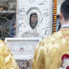 Moaștele Sf. Antonie cel Mare de la Curtea Veche, duse la hramul unei parohii din cartierul Berceni al Capitalei