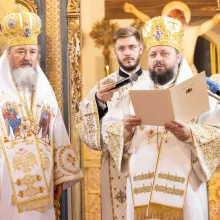 Patriarhul Daniel îl felicită pe Episcopul Ieronim al Daciei Felix la împlinirea a 10 ani de arhierie