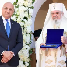Părintele Patriarh Daniel a primit cheia Municipiului Ploiești