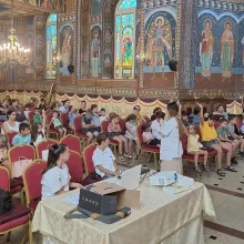 Peste 100 de copii din orașul Urlați au participat la o acțiune informativă despre adoptarea unui stil de viață sănătos