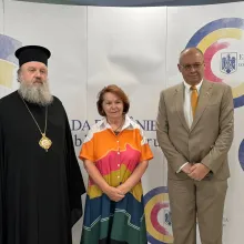 Episcopul vicar Timotei Prahoveanul, în vizită la Ambasada României la Nicosia