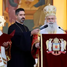Arhiepiscopul Ciprului a vorbit la București despre suferința poporului său: Va trebui să-l urmăm pe Sf. M. Mc. Dimitrie