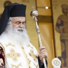 Arhiepiscopul Gheorghe al Ciprului, la Catedrala Patriarhală: Am venit să primim binecuvântarea sfinților români