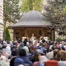 Sărbătoarea Sf. Nectarie la Mănăstirea Radu Vodă: A primit darul vindecărilor pentru dragostea sa față de Mântuitorul