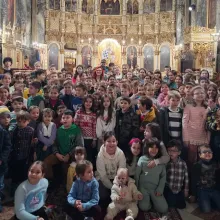Atelier de povești coordonat de Adriana Ene la Catedrala „Sf. Spiridon – Nou” din Capitală: Au participat 150 de copii