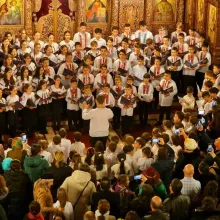 Grupul Psaltic Tronos Junior a susținut un concert caritabil pentru copiii spitalizați din medii defavorizate