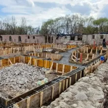 Starețul Mănăstirii Turnu le mulțumește celor care contribuie la reconstrucția așezământului: Stadiul lucrărilor