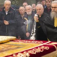 Vecernie specială la Catedrala Patriarhală: Sfântul Epitaf a fost așezat spre închinare