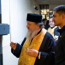 Taina Sf. Maslu la Centrul de Arest Preventiv al Poliției Capitalei: PS Timotei Prahoveanul i-a vizitat pe cei închiși