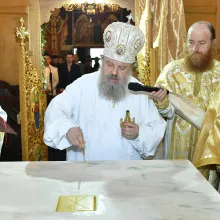 Episcopul vicar Timotei Prahoveanul a sfințit capela Parohiei Iancu-Nou Bălăneanu din Capitală