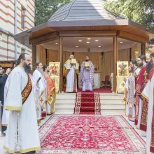 Sf. Efrem cel Nou, cinstit la Mănăstirea Radu Vodă: O pildă pentru vremurile noastre, spune Arhim. Nectarie Șofelea