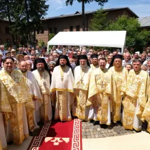 Arhim. Nectarie Șofelea la hramul Mănăstirii Plumbuita: Sf. Ioan Botezătorul ne îndeamnă la urmarea lui Hristos