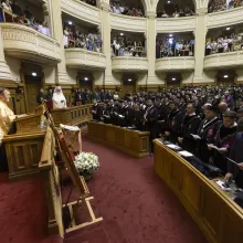 O promoție a Centenarului: Absolvenții de Teologie din București au sărbătorit la Palatul Patriarhiei