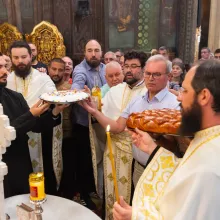 Patriarhii Iustin și Teoctist au fost pomeniți la Catedrala Patriarhală