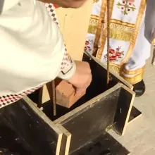 Piatra de temelie pentru paraclisul Parohiei Mărcuța a fost sfințită: Un moment important pentru comunitate