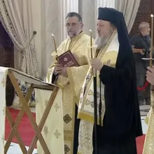 PS Timotei Prahoveanul a oficiat Trisaghion la căpătâiul fostului președinte al României, Ion Iliescu