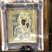 Icoana făcătoare de minuni a Maicii Domnului de la Mănăstirea Glavacioc, adusă pentru prima dată la Biserica Sfântul Gheorghe-Nou din București