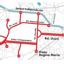 Restricții de circulație în Capitală cu ocazia Sfințirii Catedralei Naționale
