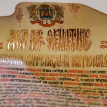Actul de sfințire a picturii Catedralei Naționale