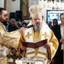 Sf. M. Mc. Dimitrie, mai aproape de credincioșii din Afumați: A fost sfințită racla în care se vor păstra moaștele sale