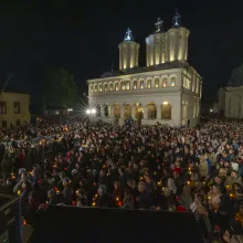 VIDEO: Slujba Învierii la Catedrala Patriarhală