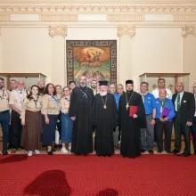 PS Varlaam Ploieșteanul s-a întâlnit cu reprezentanți ai cercetașilor ortodocși la Palatul Patriarhiei