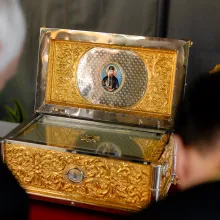 Pelerinaj în Capitală: Moaștele Sf. Efrem cel Nou se află la Parohia Tudor Vladimirescu 1 cu ocazia hramului