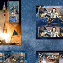 Romfilatelia a lansat o emisiune filatelică dedicată lui Dumitru Prunariu, primul cosmonaut român