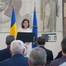Volumul „Brâncuși – sculptor creștin ortodox”, semnat de Patriarhul Daniel, a fost prezentat la Roma