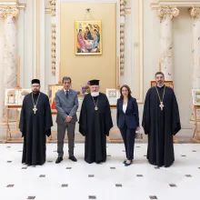 PS Varlaam Ploieșteanul a primit o delegație oficială din Grecia la Palatul Patriarhiei