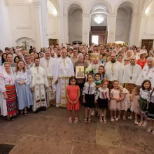 PS Varlaam Ploieșteanul a dăruit icoana Sfântului Dumitru Stăniloae parohiei din Freiburg im Breisgau