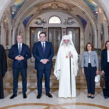 Ministrul grec al Finanțelor a fost primit de Patriarhul Daniel: România și Grecia, unite prin legături foarte puternice